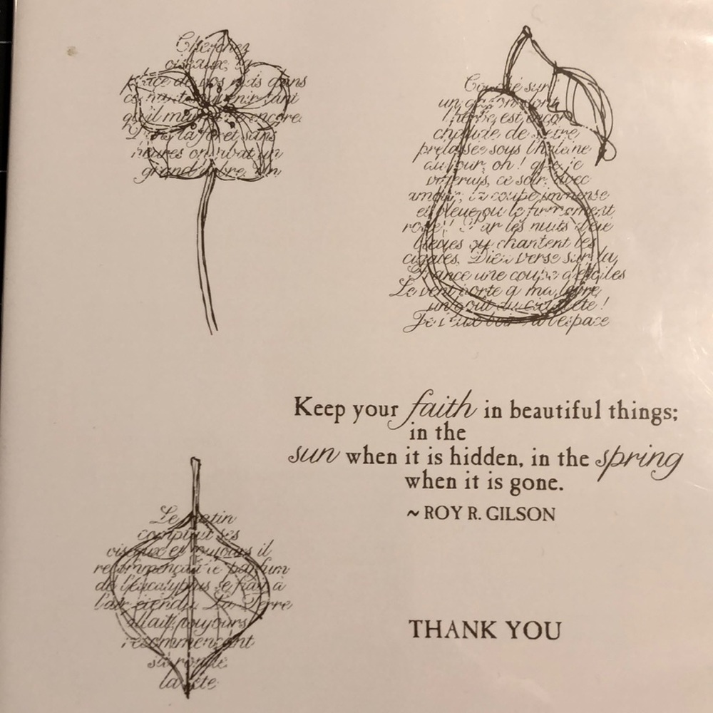 Stampin’ Up! Faith in Nature